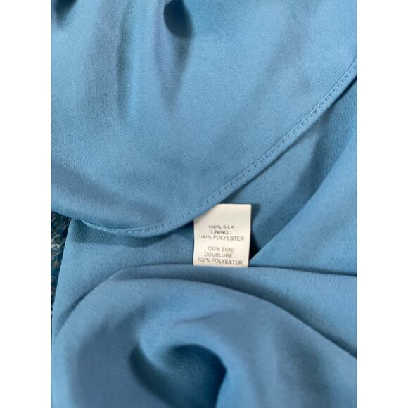 Ramy Brook Olina Silk Ruffle Dress Long Sleeve - Picture 8 of 8